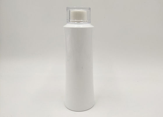White Color PET Plastic Bottles Silk Screen Printing