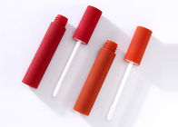 Red Matte Color 5ml Empty Lip Gloss Containers Cylinder Shape Easy To Carry