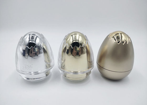 Luxury Acrylic Face Cream Jars Container Egg Shape 30g Small Capacity