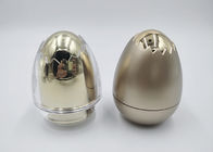 Luxury Acrylic Face Cream Jars Container Egg Shape 30g Small Capacity