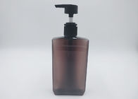 Brown Color PETG Luxury Shampoo Bottles , 250ml Custom Cosmetic Bottles