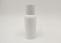 White Color Plastic Cosmetic Bottles Lotion Toner Water Boston Shape Bottle