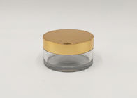 50ml PET Plastic Travel Cream Jars , Empty Lotion Jars Customized Logo
