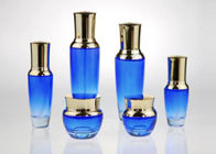Gradient Cglass Makeup Bottles , Refillable Glass Bottle Eco Friendly Materials