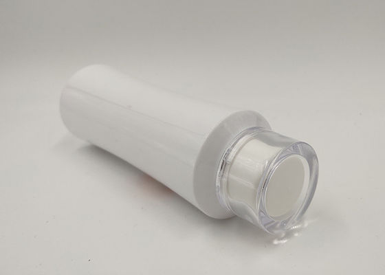 White Color PET Plastic Bottles Silk Screen Printing