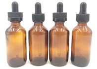 50ml Dropper Amber Glass Cosmetic Bottles Portable For Perfume Packaging