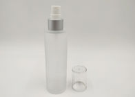 Cosmtic PET Plastic Frosted Matt Spray Sliver Ring 100ml Hand Wash Bottle For Packaging