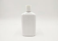 Filp Top Cap Pet Cosmetic Bottle , Cosmetic Squeeze Bottles Flat Shape