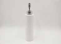100ml 200ml PET Plastic White Packaging Lotion Bottle With Silver Pump
