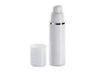 15ml - 50ml Cosmetic Airless Pump Bottles , Empty Cosmetic Bottles With Lotion Pump