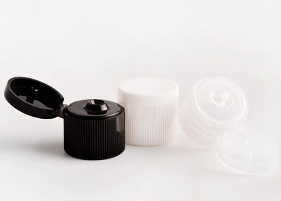 1oz Clear PET Custom Cosmetic Bottles Skin Care Packaging With Flip Top Cap