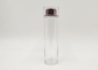 Transparent PET Custom Cosmetic Bottles 100ml 200ml Screw Cap Toner Oil Bottle