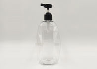 500ml Clear Plastic PET Bottle Packaging For Liquid Soap With Lotion Pump