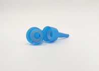 24410 / 28410 Blue Plastic Cosmetic Lids For Screw Dishwashing Plastic Packaging