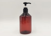 500ml Amber Clear Plastic Custom Cosmetic Bottles Large Capacity For Shampoo