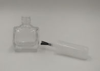 Glass Beauty Makeup Nail Polish Bottle HS Code 392330 With White Brush