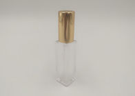 Square 10ml Travel Perfume Bottle , Refillable Perfume Atomiser Transparent