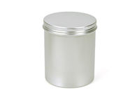 Silver 500g Aluminum Empty Lotion Jars , Aluminium Cosmetic Containers Recyclable