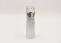 10g Matte Silver Custom Lipstick Tubes Silk Screen Printing With Shiny Surface