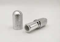 3.5g Silver Color Shiny Empty Lipstick Tubes , Lipstick Tube Packaging Logo Printed