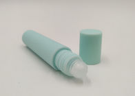 Light Blue Lip Gloss Empty Tubes , Cute Empty Lip Gloss Containers With Plastic Roll Ball
