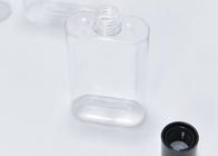 250ml PETG Transparent Plastic Bottle Hot Stamping Printing With Screw Cap