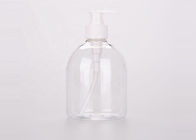 Clear 500ml PET Plastic Hand Wash Bottles With Lotion Pump