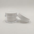 50g PET Plastic Double Wall Face Cream Jars Screw Cap Type Or Customized