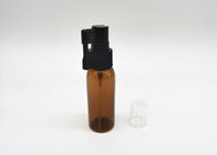 Cosmetic Packaging 30ml Cylinder Amber Plastic Bottle