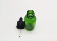 Green PET Plastic 30ml Essential Oil Dropper Bottle Cosmetic Packaging