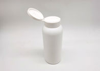 200ml White PET Plastic Cosmetic Bottles With Flip Top Cap