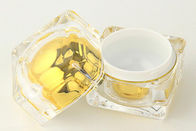 Gold Crystal Acrylic 30G Face Cream Jars Hot Stamping