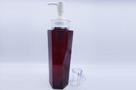 Irregular Square 400ml Plastic Cosmetic Bottles With Lotion Pump