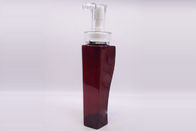 Irregular Square 400ml Plastic Cosmetic Bottles With Lotion Pump