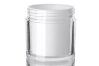 Straight Body 20g 30g 50g Face Cream Jars With Rose Lid