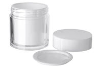 Straight Body 20g 30g 50g Face Cream Jars With Rose Lid