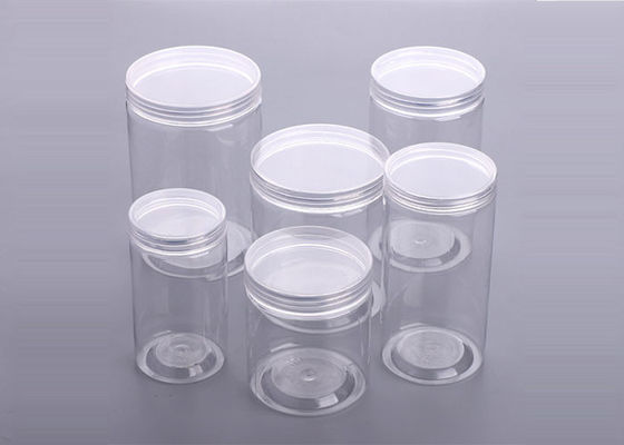 64mm 250ml Tea Plastic Jar With Aluminum Screw Cap