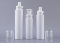 White Color Cosmetic Plastic Packaging Bottles With Sprayer Pump