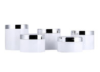 89mm 200ml White PET Face Cream Jars With Screw Cap