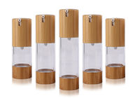 15ml 30ml Wooden Airless Packaging Serum Bottle