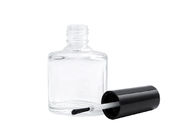7.5ml Square Clear Glass Cosmetic Bottles For Nail Polish