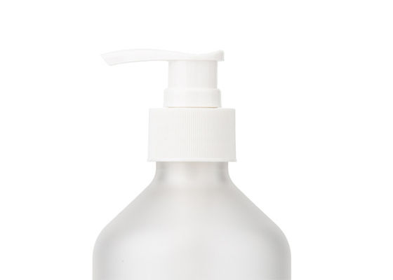 Recyclable 500ml Frosted Plastic Shampoo Bottle With Lotion Pump