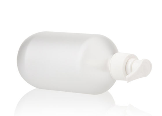 Recyclable 500ml Frosted Plastic Shampoo Bottle With Lotion Pump