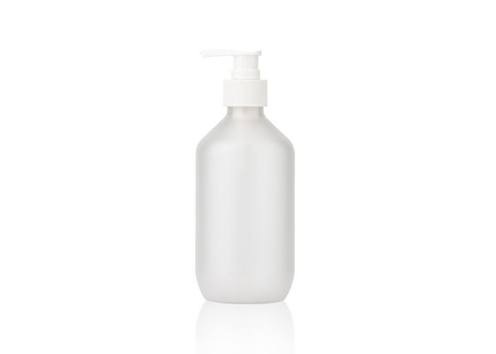 Recyclable 500ml Frosted Plastic Shampoo Bottle With Lotion Pump