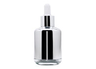Silver 30ml 50ml Glass Cosmetic Bottles For Person Care Products