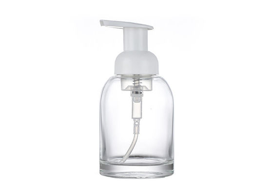 250ml 375ml Glass Cosmetic Soap Foam Pump Bottle Recyclable