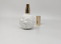 50ml Empty Custom Cosmetic Bottles White Color Round Shape Plastic PET