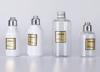 Clear 4.05OZ Custom Cosmetic Bottles Plastic Shoulder Container