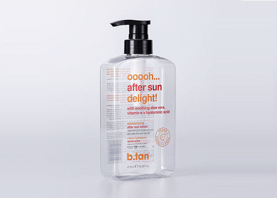 ODM Person Care 470ml Plastic Cosmetic Bottles Boston Shape