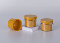 50g Pet Transparent Face Cream Lotion Jar With Rose Gold Cap